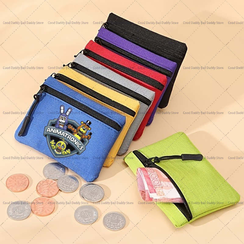 Kids Education Money - Game FNAF Coin Purse Mini Wallet