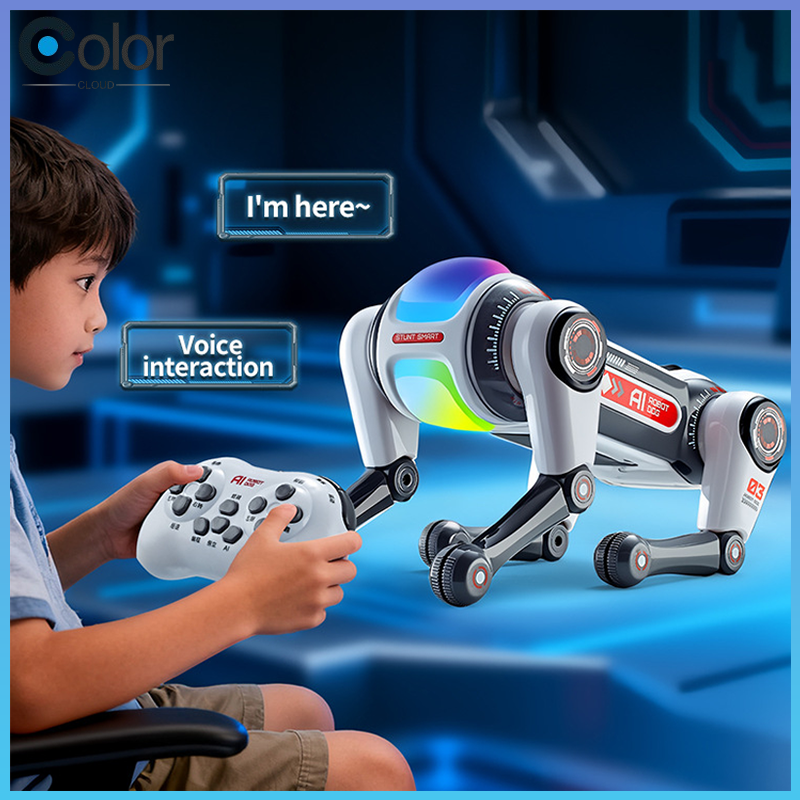Kids Education Toys - Stunt Remote Control Robot Dog Ai