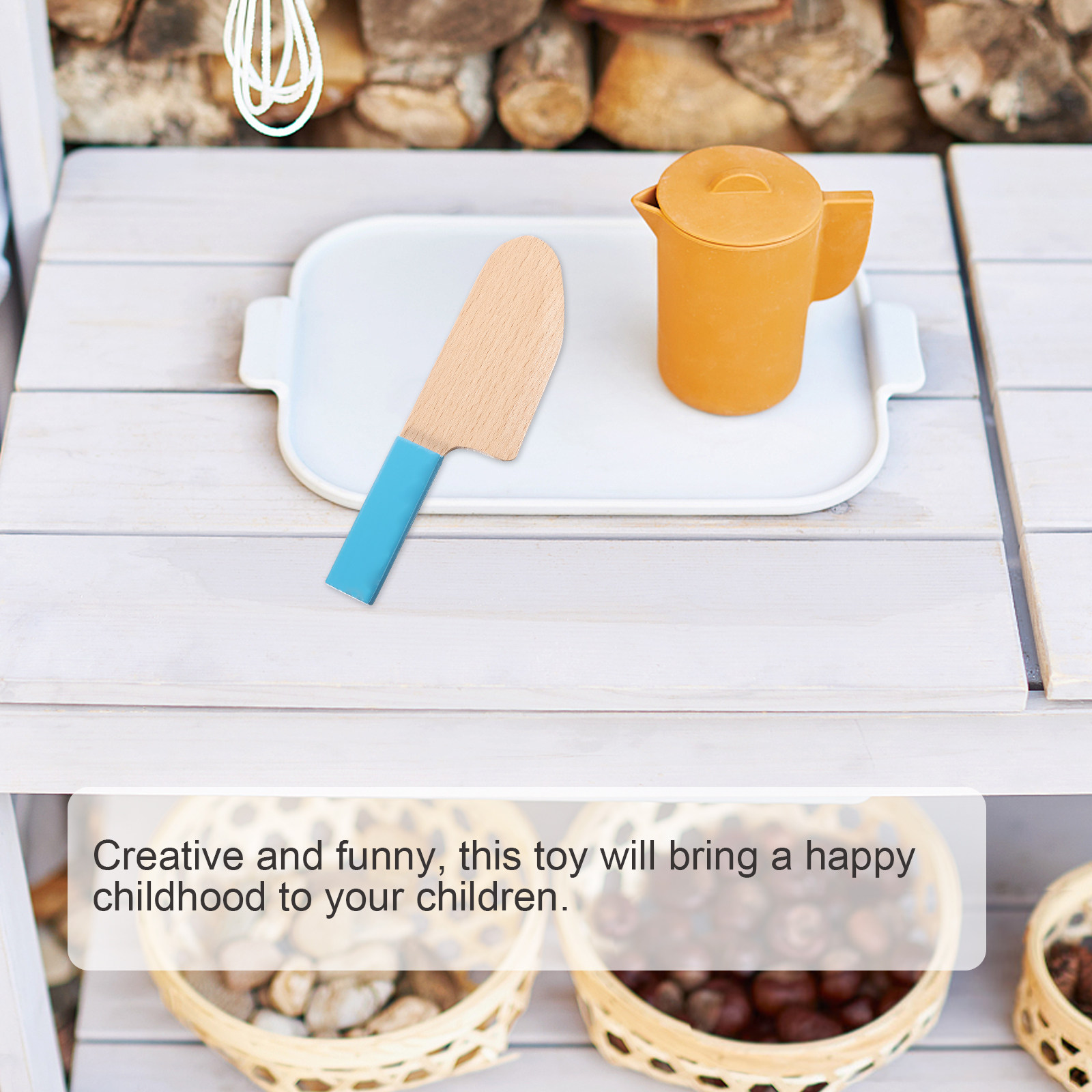 Kids Joy Education - Kids Educational Kitchen Plaything Premium Wood