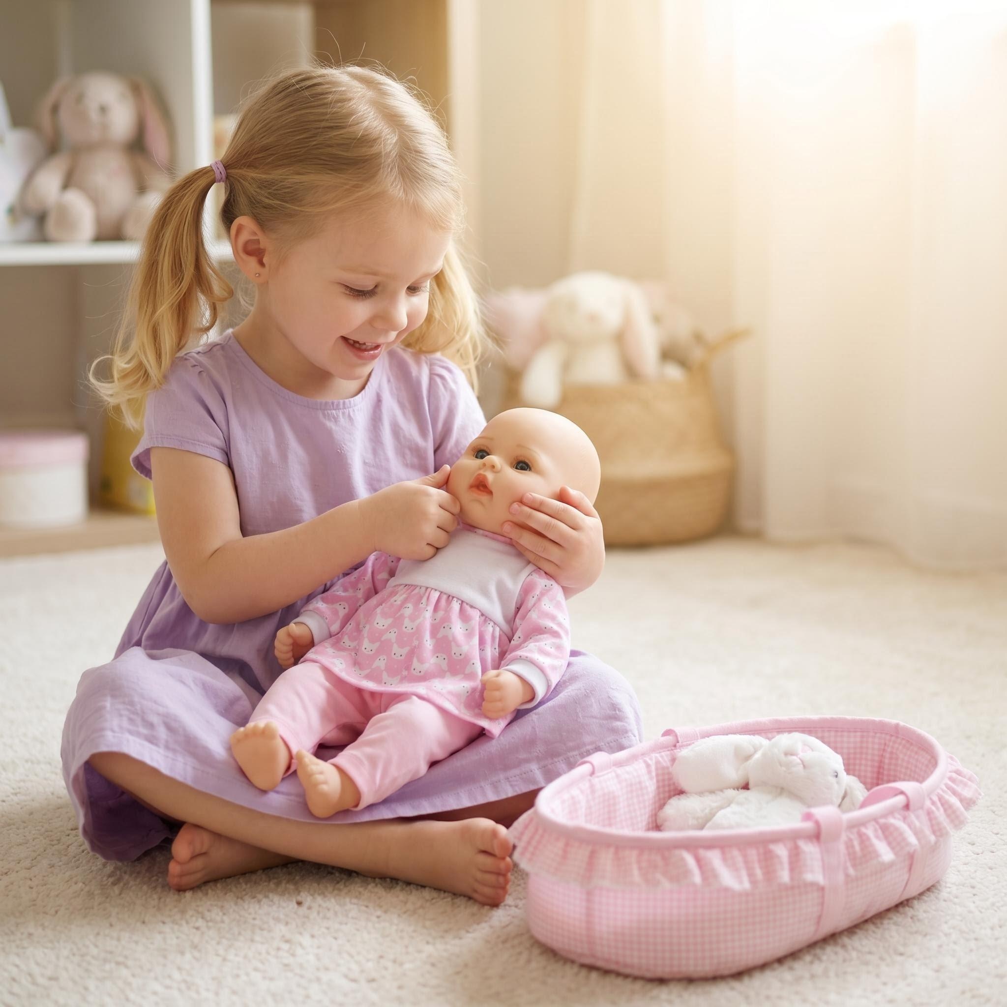 18inch Plush Baby Doll Joyful  – обзор и цена Kids Joy Education