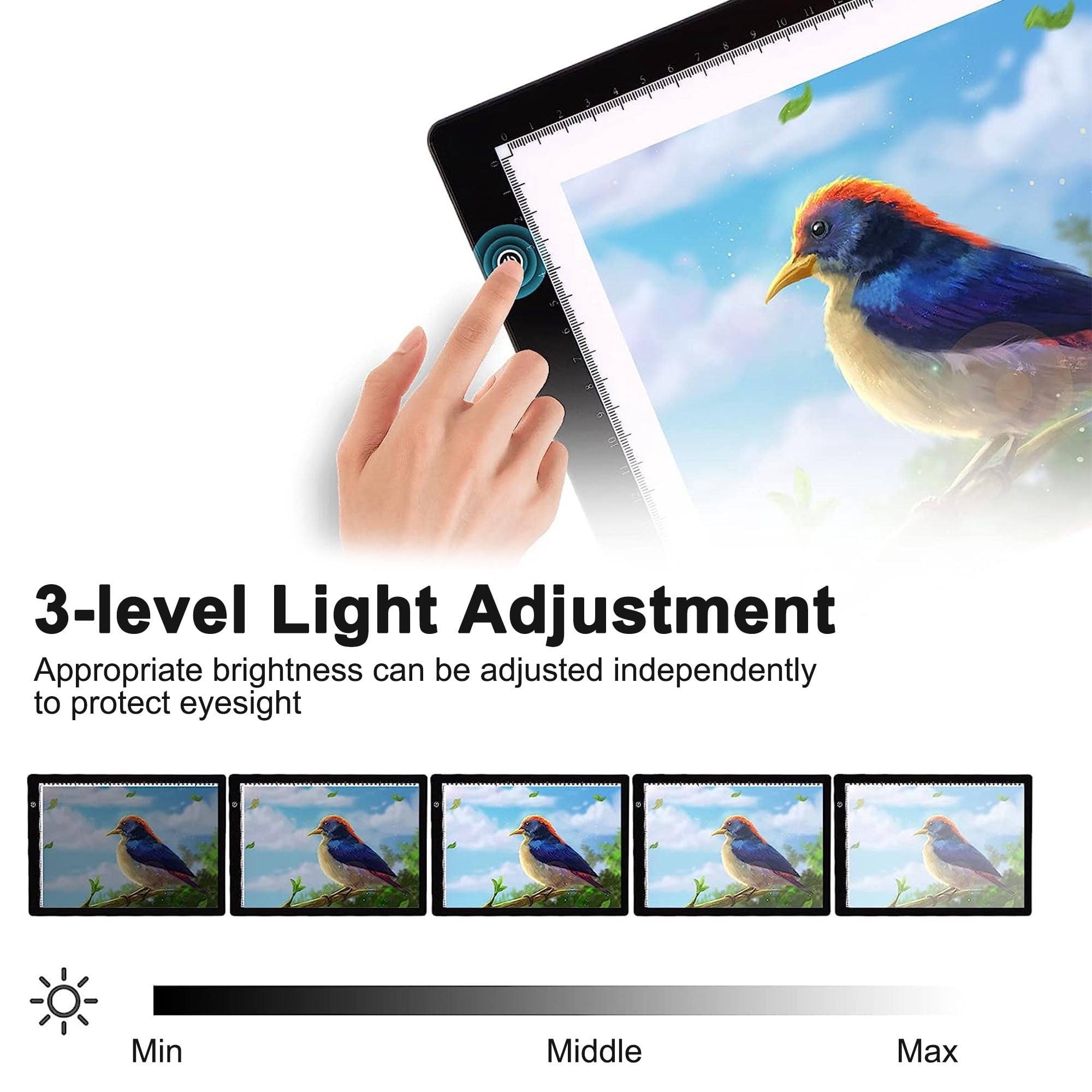 Led Drawing Copy Pad 3 Level D – обзор и цена Kids Education Tablet