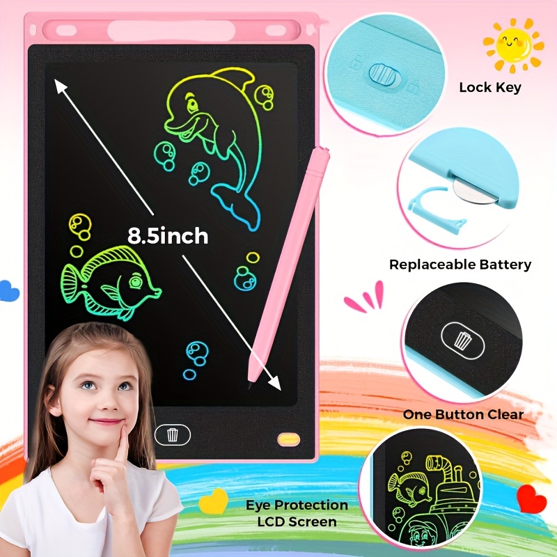 30pcs of 8.5 Inch LCD Drawing  – обзор и цена Kids Education Tablet