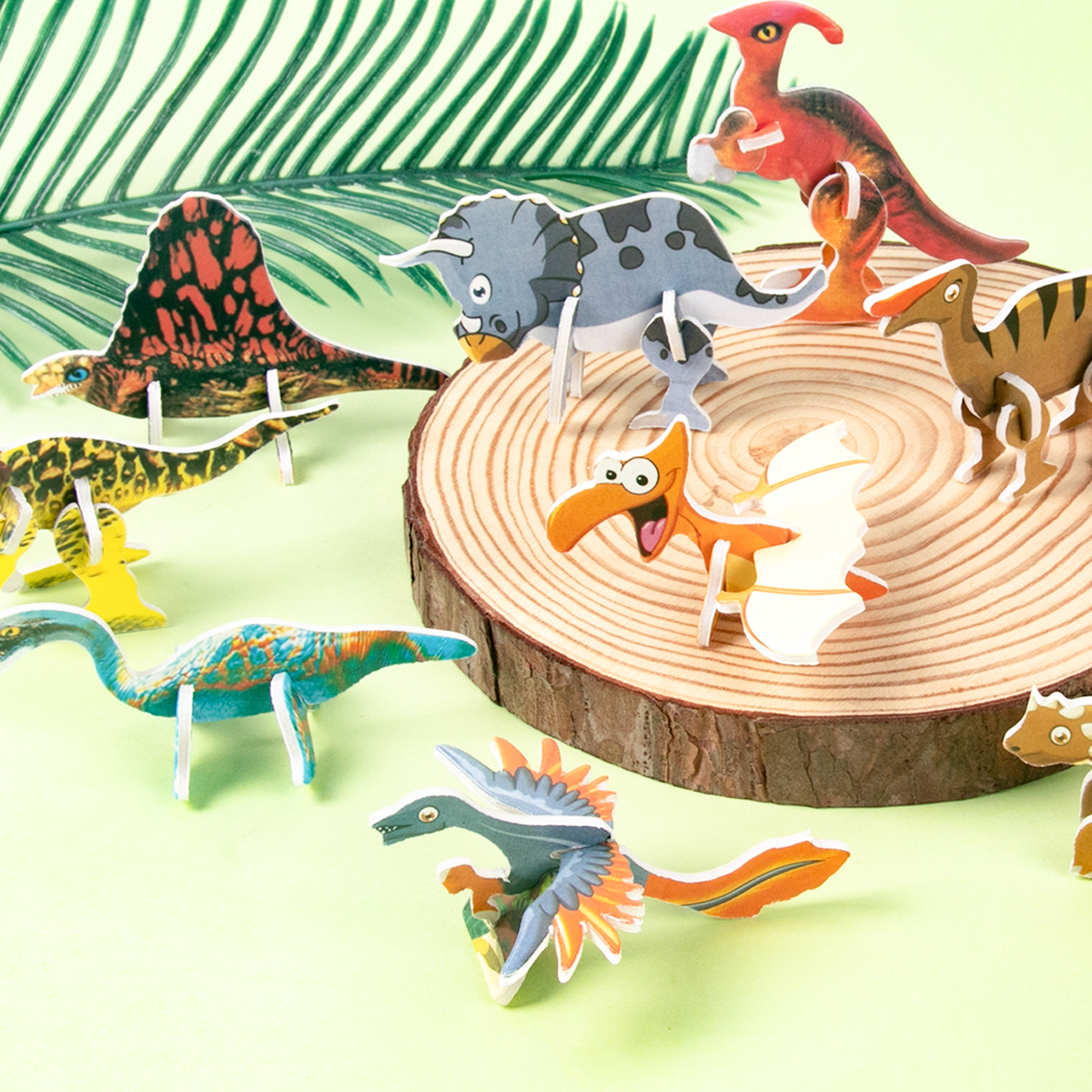 10pcs Cartoon Dinosaur Paper 3 – обзор и цена Kids Joy Education