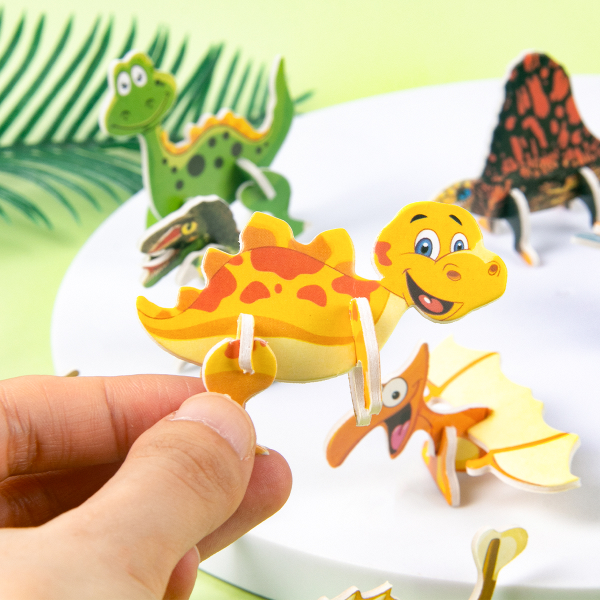 10pcs Cartoon Dinosaur Paper 3 – обзор и цена Kids Joy Education