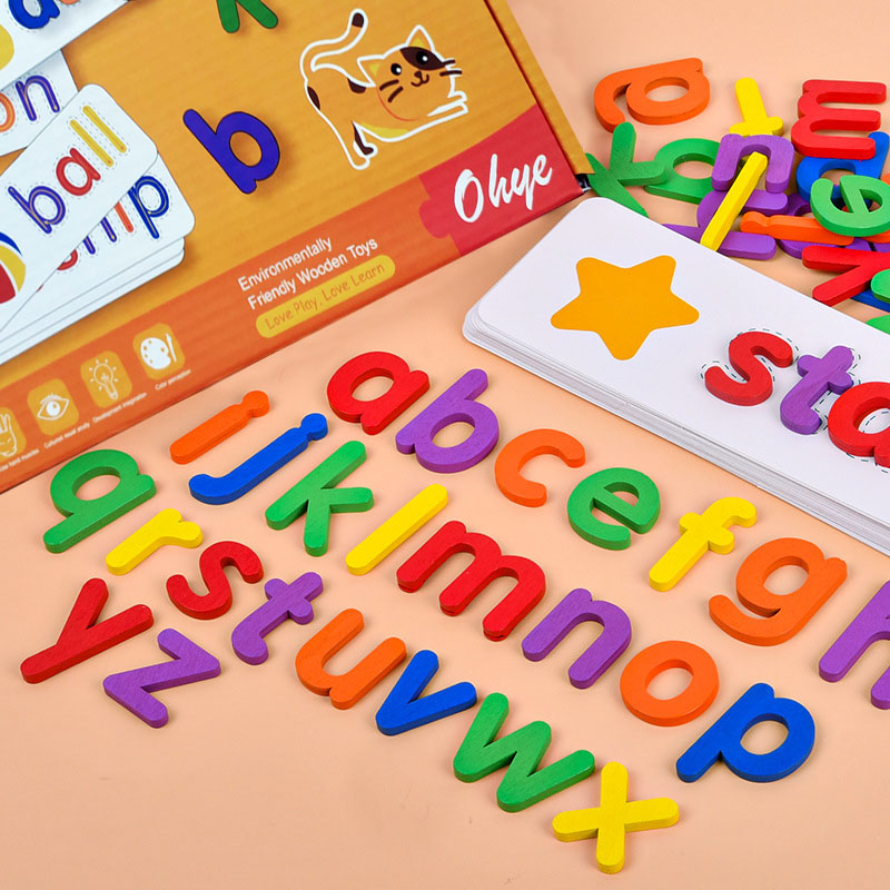 52pcs English Alphabet Spellin – обзор и цена Kids Educational Games Learn English