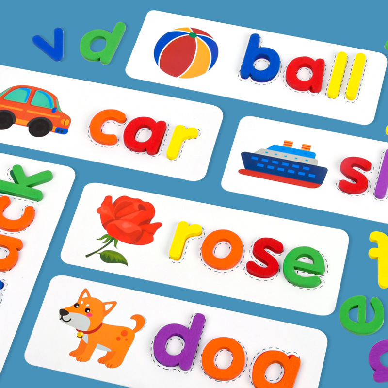 52pcs English Alphabet Spellin – обзор и цена Kids Educational Games Learn English