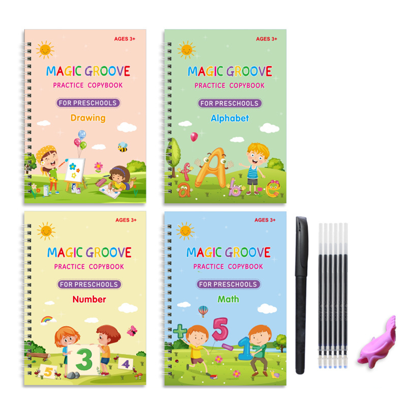 Reusable Magic Copybook Drawin – обзор и цена Kids Educational Workbooks