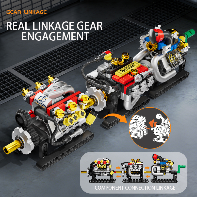 Mini Engine 2/3/4/6/8 Cylinder – обзор и цена Kids Education Toys
