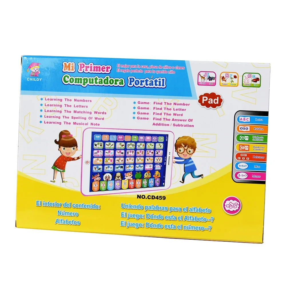 Spanish Alphabet Child Tablet  – обзор и цена Kids Educational Workbooks