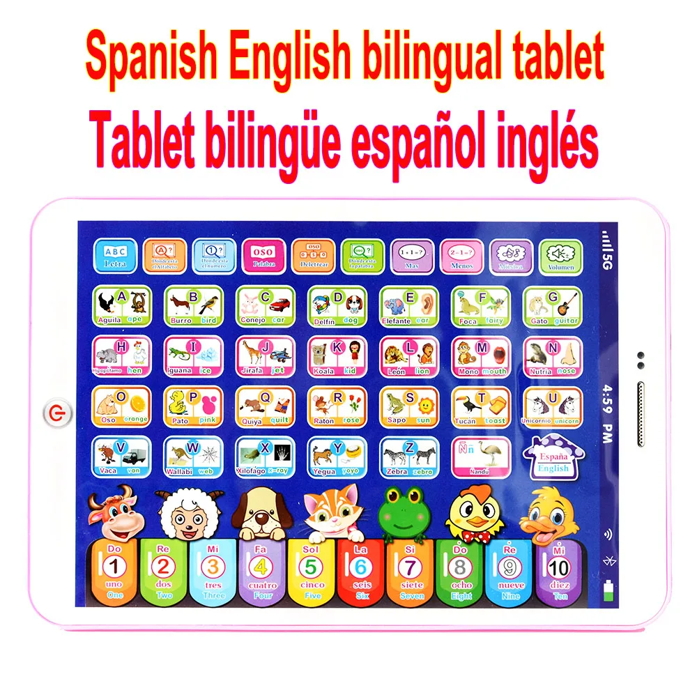 Spanish Alphabet Child Tablet  – обзор и цена Kids Educational Workbooks