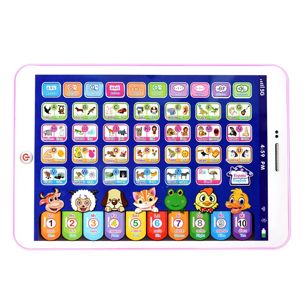 Spanish Alphabet Child Tablet  – обзор и цена Kids Educational Workbooks