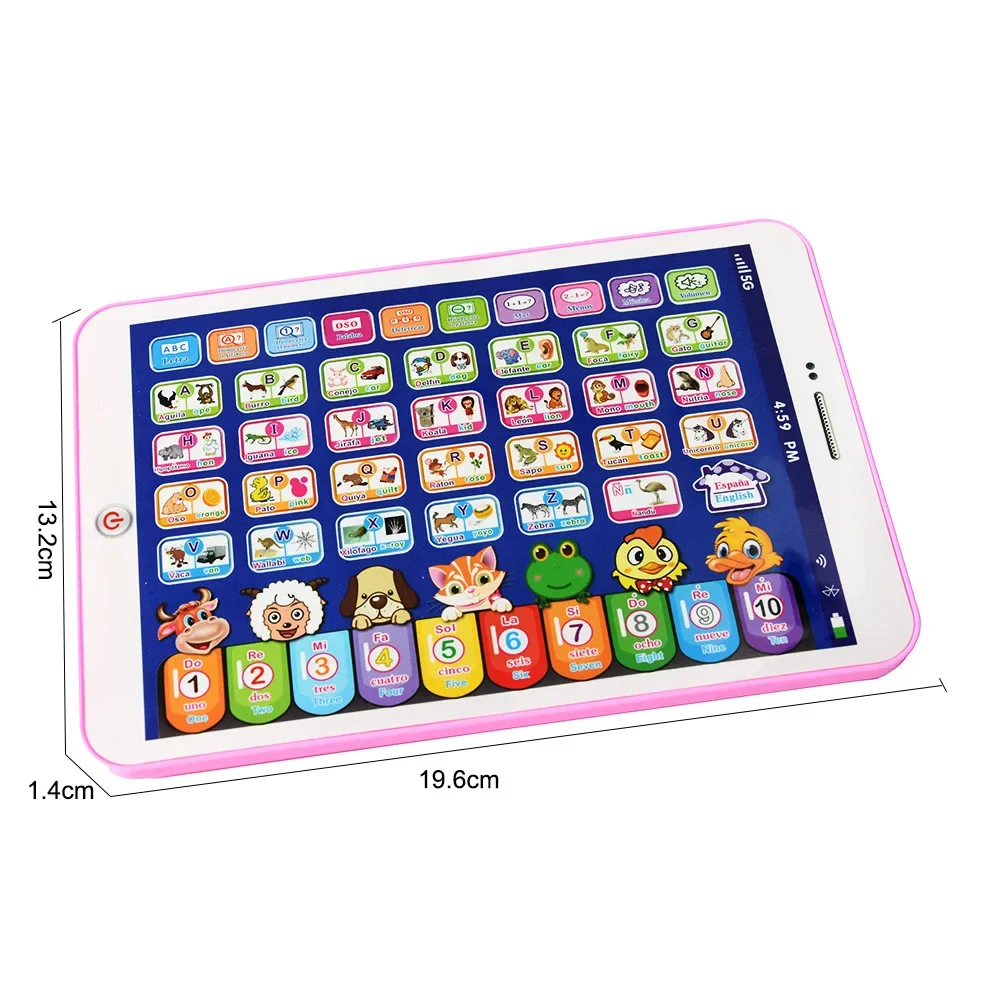 Spanish Alphabet Child Tablet  – обзор и цена Kids Educational Workbooks