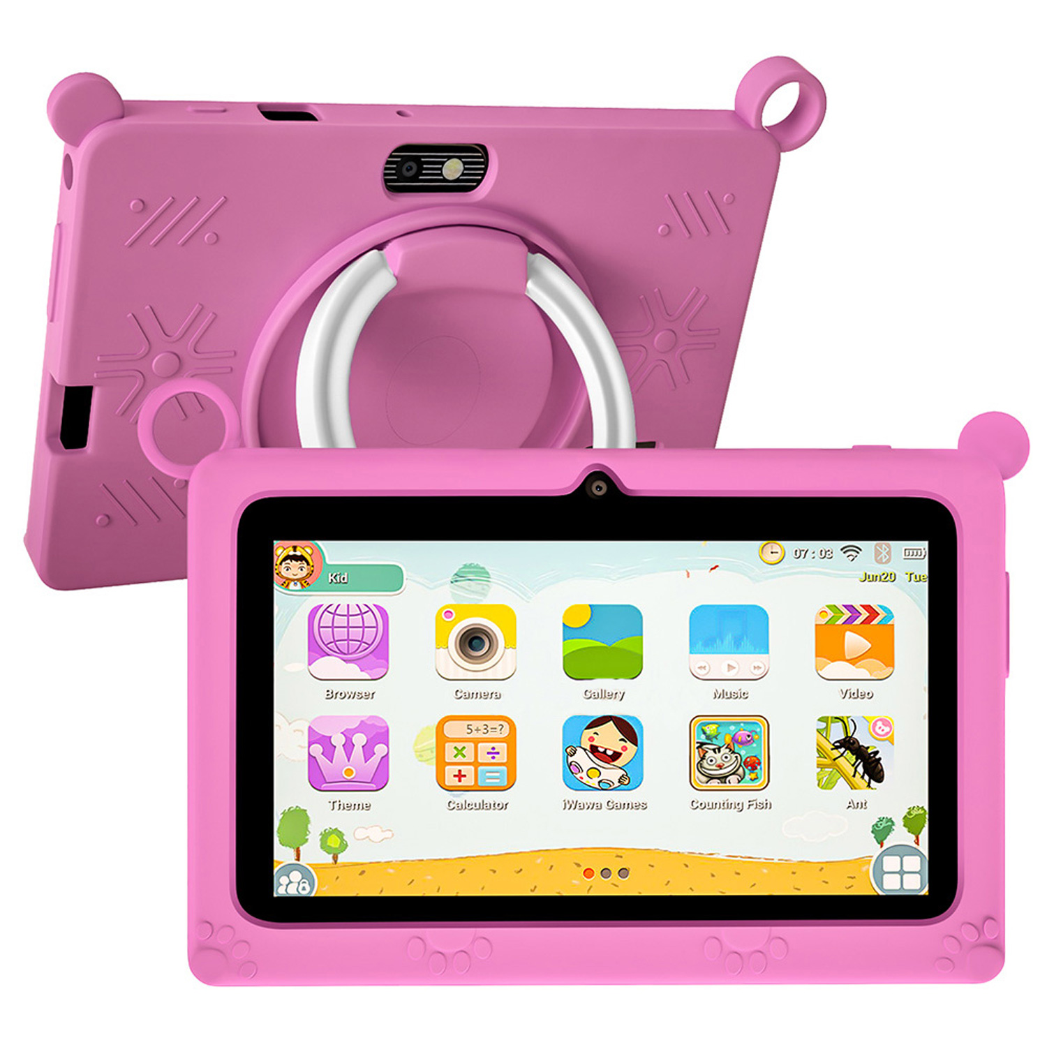 BDF Children's tablet New 7 In – обзор и цена Kids Educational Games Learn English