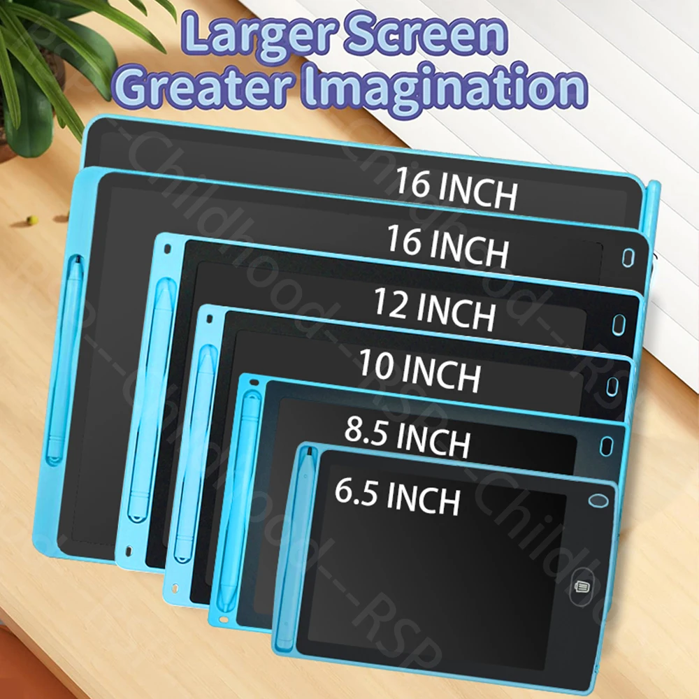 6.5/8.5/10/12/16-Inch LCD Draw – обзор и цена Kids Education Tablet