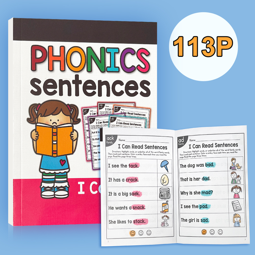 113 P English Phonics Sentence – обзор и цена Kids Educational Games Learn English