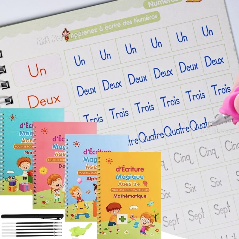 Magic French Copy Book Groove  – обзор и цена Kids Educational Workbooks
