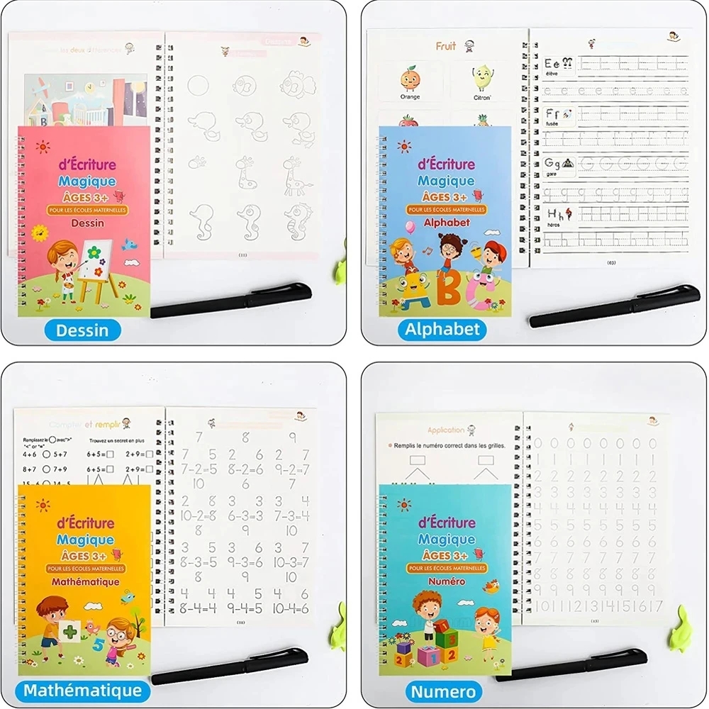 Magic French Copy Book Groove  – обзор и цена Kids Educational Workbooks