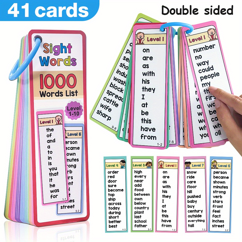 1000 Sight Words Flash Cards f – обзор и цена Kids Educational Games Learn English