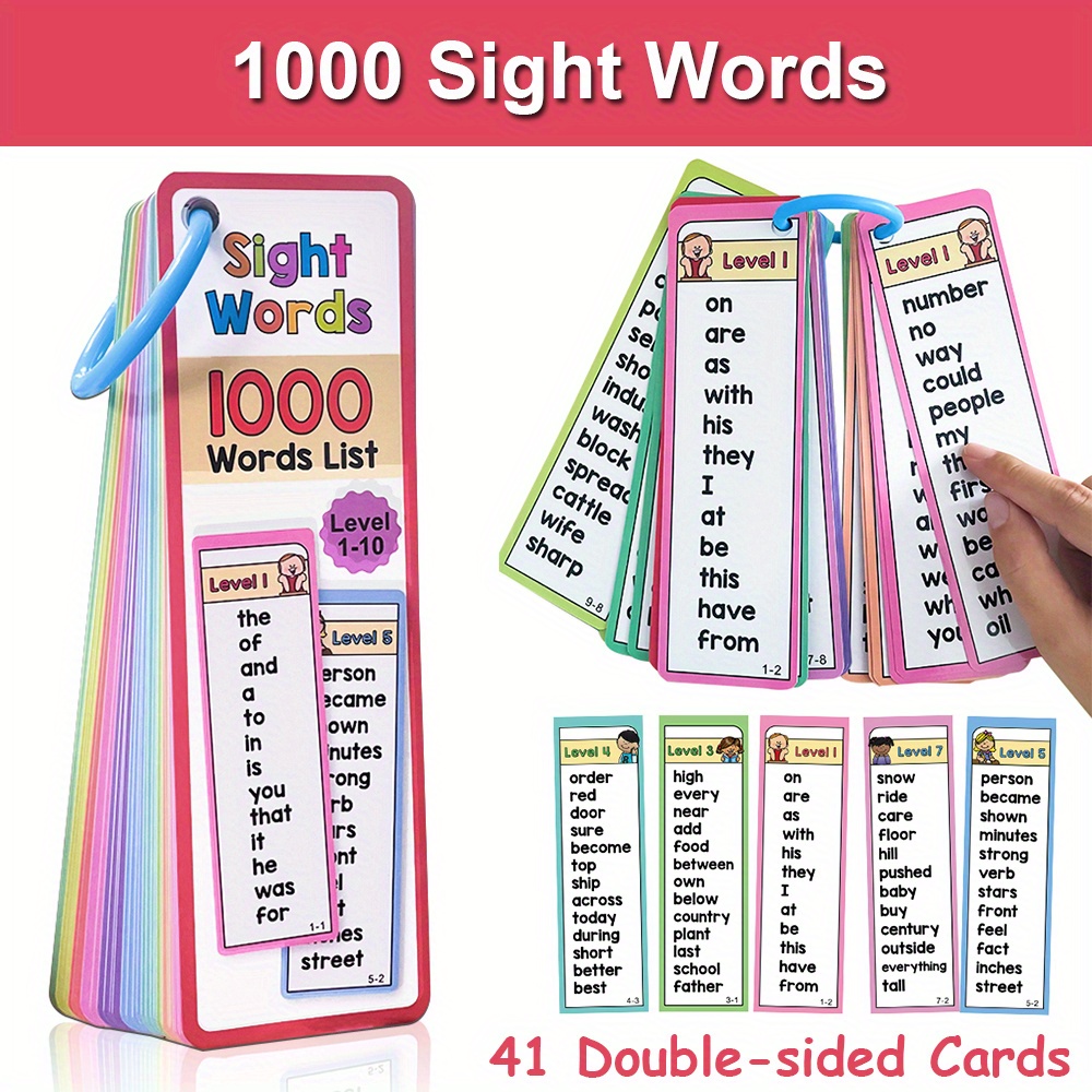 1000 Sight Words Flash Cards f – обзор и цена Kids Educational Games Learn English