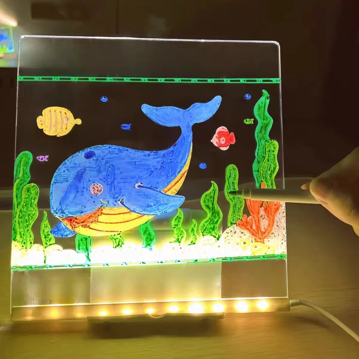Magic Glow Kids Drawing Board: – обзор и цена Kids Education Tablet