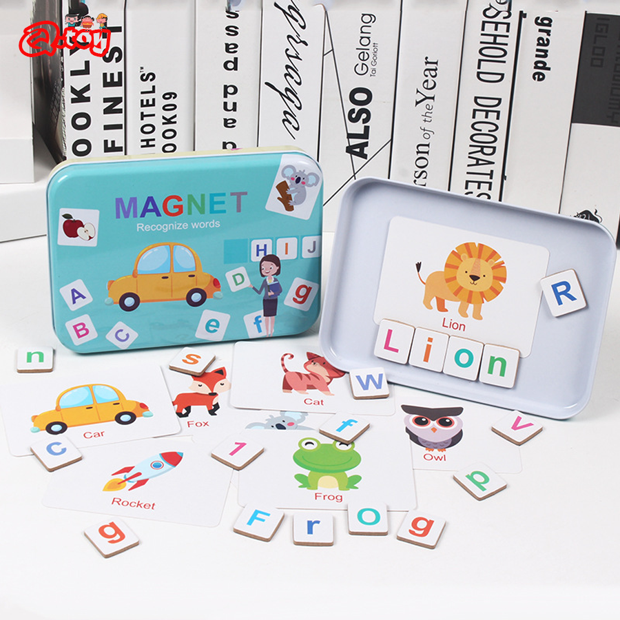 Wooden Puzzle Flash Cards Game – обзор и цена Kids Educational Games Learn English