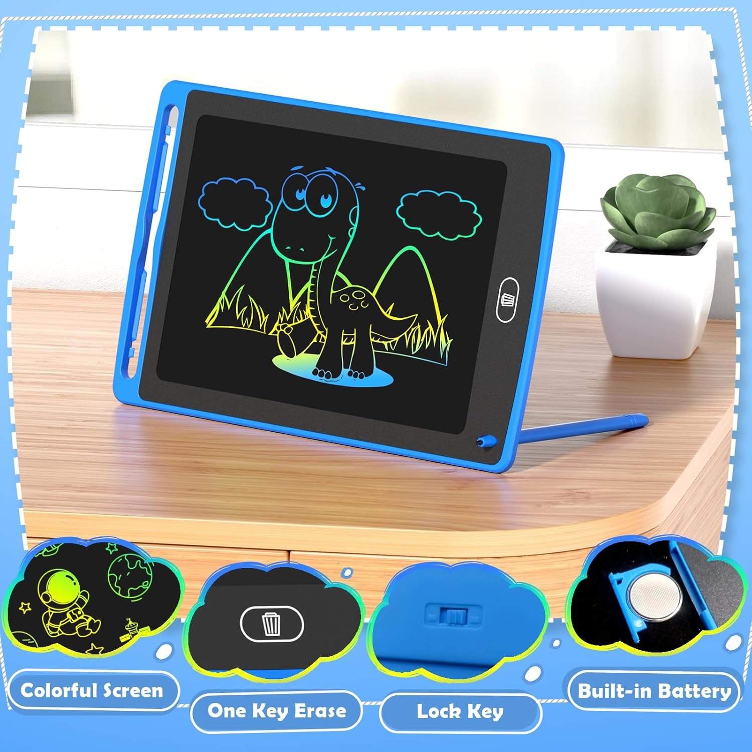 Pack LCD Writing Tablet for Ki – обзор и цена Kids Education Tablet