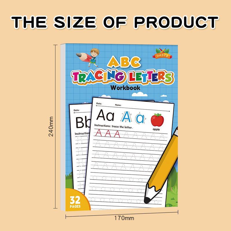 26 Alphabet Tracing Letter Wor – обзор и цена Kids Educational Workbooks