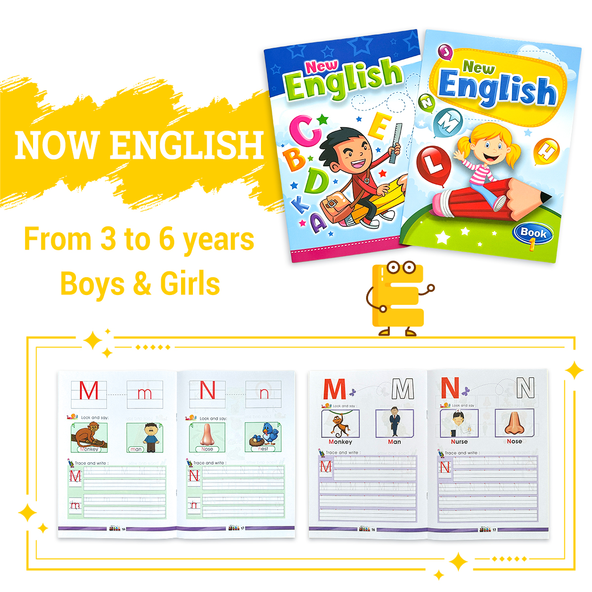 2 Book New English Alphabet Tr – обзор и цена Kids Educational Workbooks