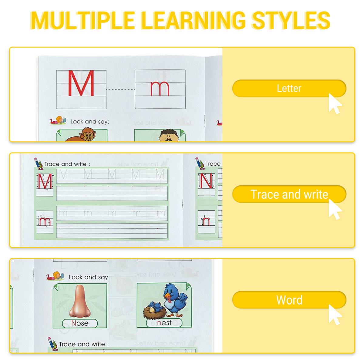 2 Book New English Alphabet Tr – обзор и цена Kids Educational Workbooks