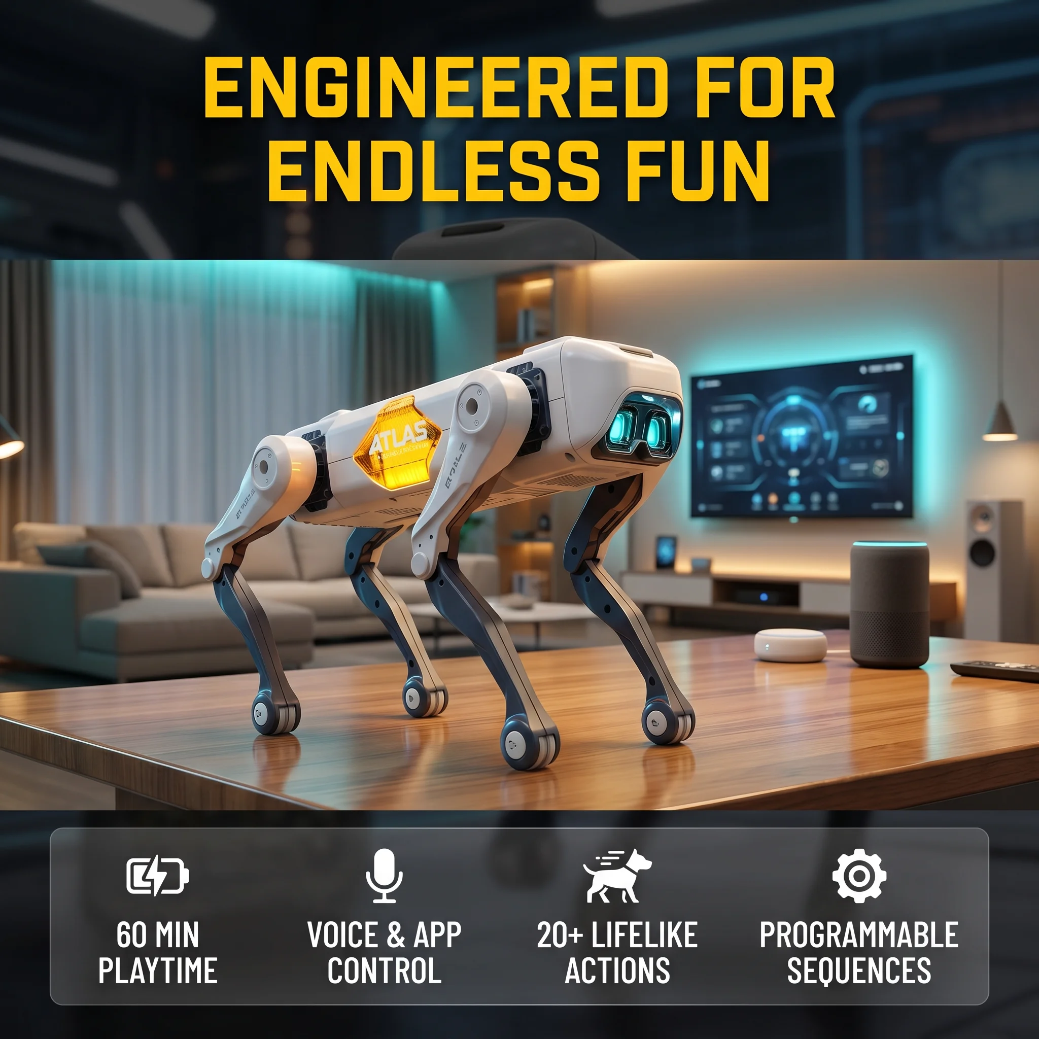 AI Smart Robot Dog, Voice & AP – обзор и цена Kids Education Toys