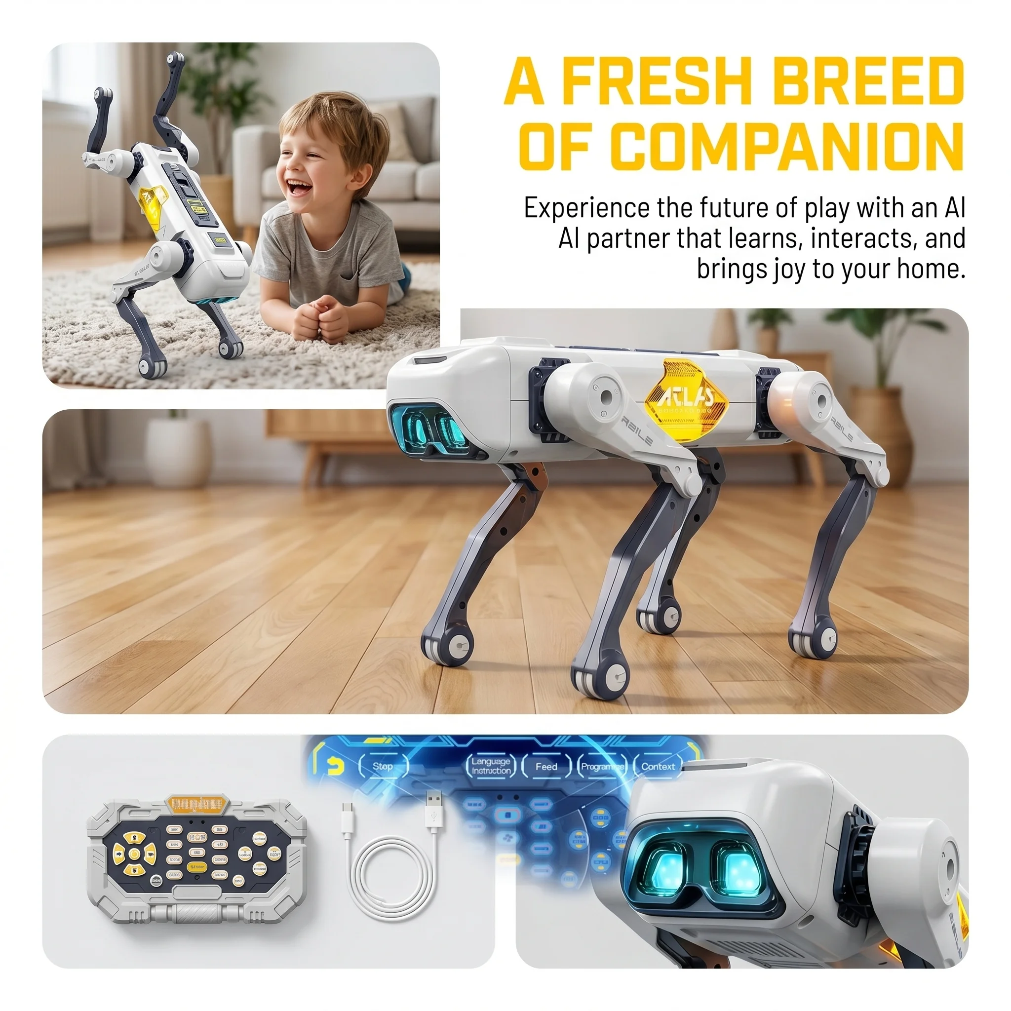 AI Smart Robot Dog, Voice & AP – обзор и цена Kids Education Toys