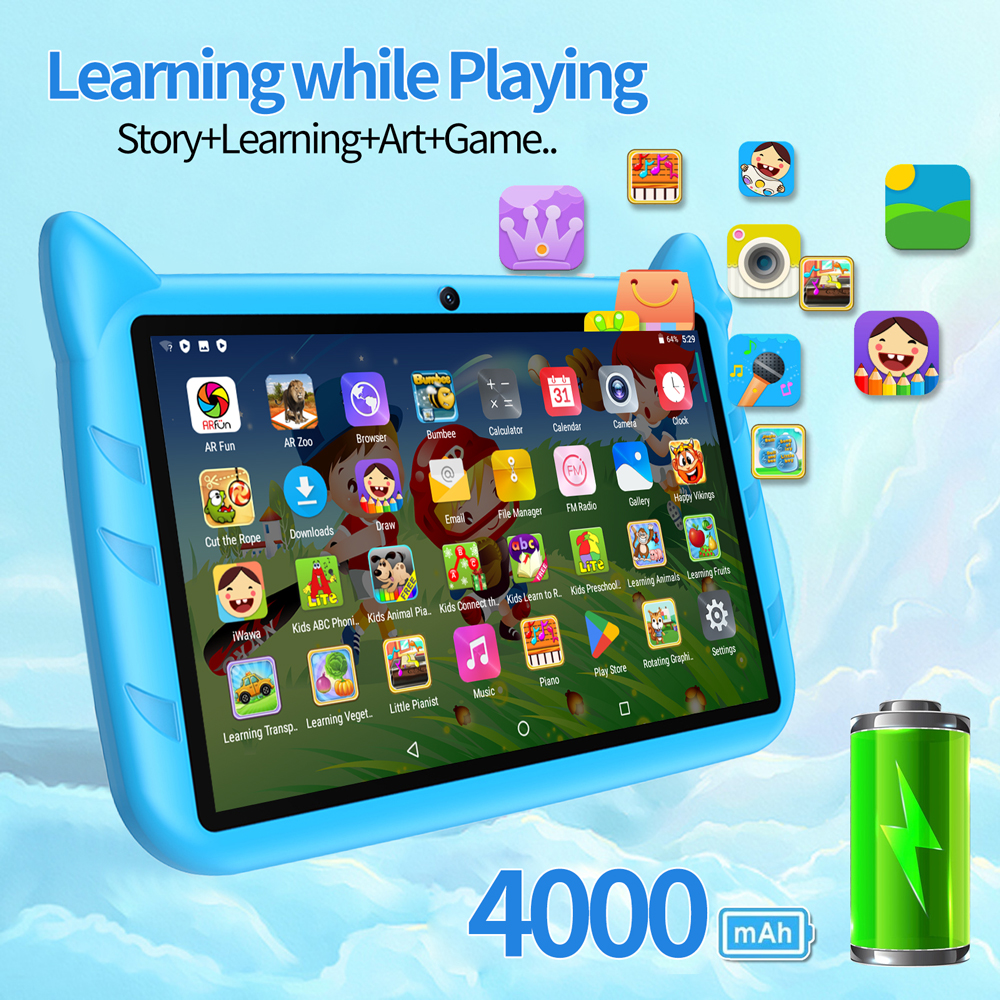 New 7 Inch Global Version 5G W – обзор и цена Kids Education Tablet