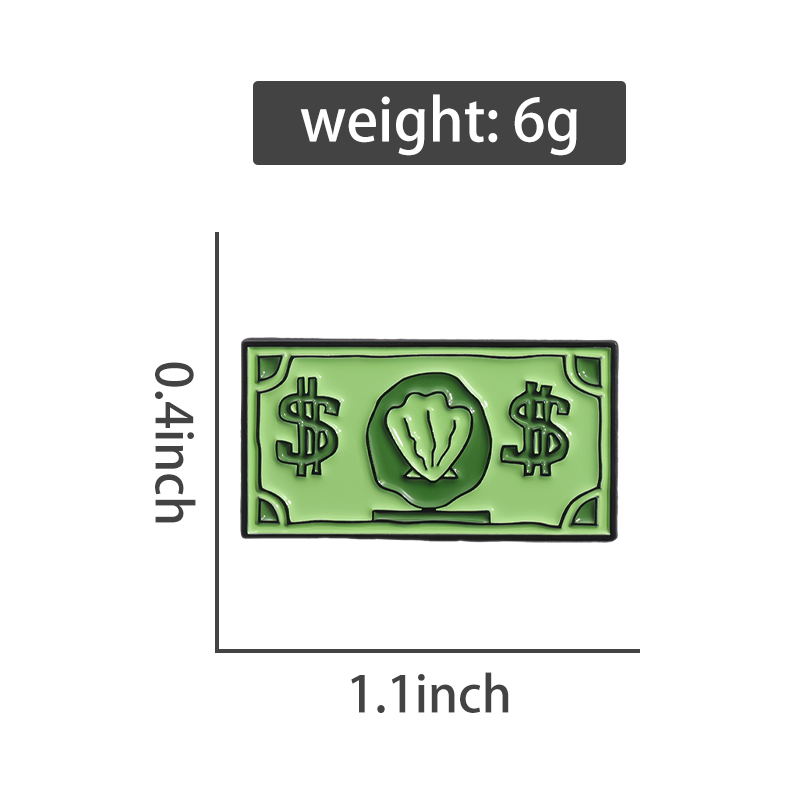 Green USD Symbol Enamel Pin Cu – обзор и цена Kids Education Money