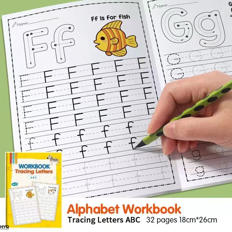Children Calligraphy 26 Alphab – обзор и цена Kids Educational Workbooks