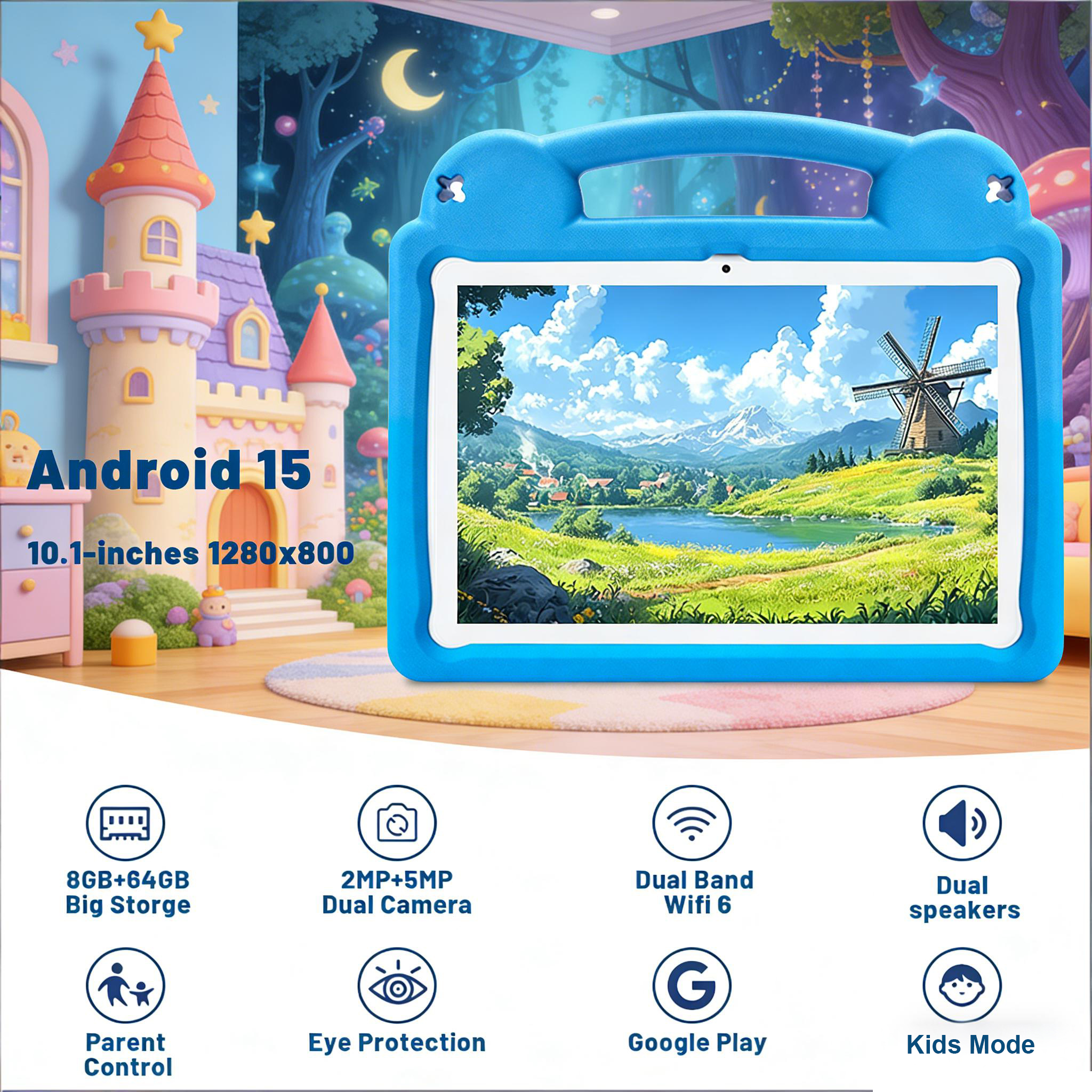 ANRY R16Pro Kids Tablet 10 Inc – обзор и цена Kids Education Tablet