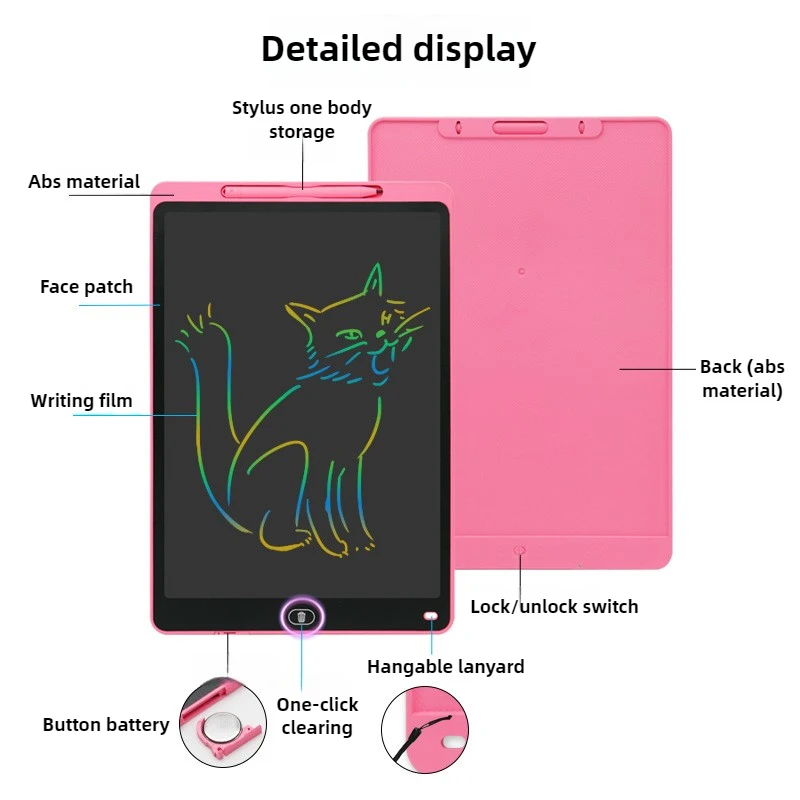 16/20inch LCD Drawing Board Wr – обзор и цена Kids Education Tablet
